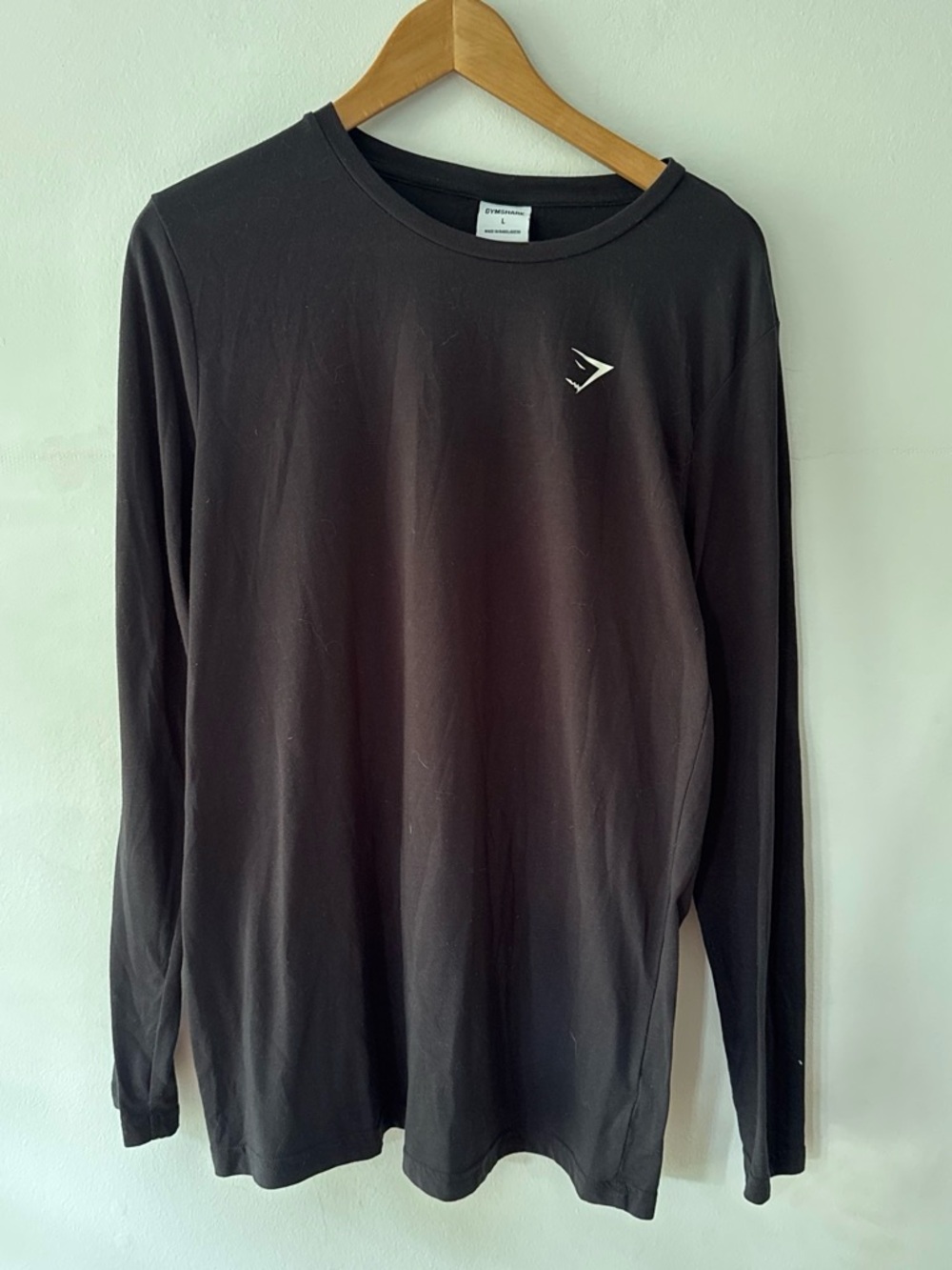 Gymshark Black Long Sleeved Workout / Athletic Top